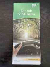 AAA Road Map-The Map of Detroit , SE Michigan - City Series - 2019 picture