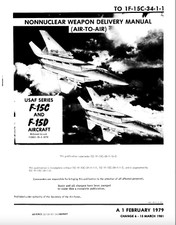 132 Page F-15 F-15C F-15D Eagle TO 1F-15C-34-1-1 Nonnuclear Weapon Manual on CD picture
