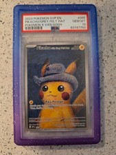 SVP 085 Van Gogh Pikachu With Grey Felt Hat PSA 10 GEM MINT⚡️100% Top UK Seller picture