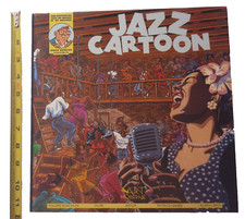 French Jazz Cartoon Comic book Louis Armstrong  Quel drôle de rêve Rare 80s Rare picture