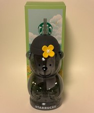 STARBUCKS Korea 2024 Jeju Bearista Bears Glass Cold Cup Venti 20oz Straw Cup picture