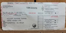 1977 State of CA California DMV Vintage Motor Cycle Registration Card  picture