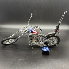 Franklin Mint Harley Davidson 1969 Easy Rider Chopper Captain America 1/10 Flaws picture