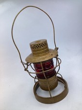 Antique Handlan St.Louis ,U.S.A Railroad Lantern Red globe (G5) picture
