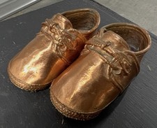 Vintage Copper Baby Shoes picture