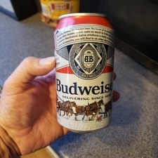 2024 BUDWEISER empty LIMITED EDITION HOLIDAY CLYDESDALES beer can w tab EX+ picture
