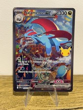 Pokemon Salamence ex 156/128 Full Art Holo Ultra Rare Anniversary picture