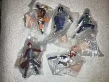 Bandai Namco Gashapon Great Posing Figure Naruto Shippuden Lot X5 Kakashi Sasuke picture
