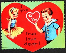 1940-50s VALENTINE CARD