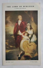 Large Card THE LORD OF BURLEIGH by Alfred, Lord Tennyson