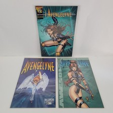 Avengelyne Comic Lot of 3 Maximum Press Issues #0 #1 Wizard #1/2 COA Rob Liefeld picture