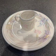 Studio Nova Gabriele  ceramic 12” Dinner Plate 672382 w/ Free milk cup Excellent picture