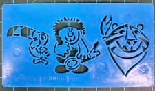 Vintage 1970 Kellogg's Co. Original Blue Plastic Stencil 1970 Tony Toucan Sam picture