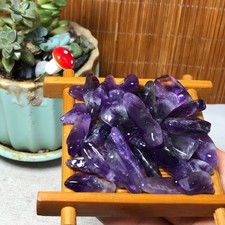 32pcs Natural Dreamy amethyst Crystal gemstone Polish Mineral Specimen 64g A6690 picture