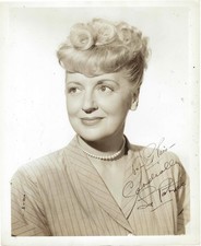 AMERICAN CHARACTER ACTRESS LEE PATRICK  SIGNED VINTAGE STUDIO PHOTO picture