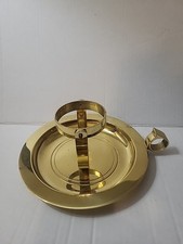 Brass Nautical Ship’s Bell Candle Holder By Partylite picture