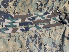 FOUR (4) US Made General Purpose Pack Straps, Woodland m81 MOLLE Ruck lashings picture