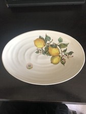 Ceramica Cuore Limone Large Oval Platter Serving Plate Tray 13”x9” Italian NWT picture