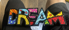 Romero Britto Large Word Art Lot Wall/Table Dream picture