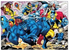 SEALED NEW 22x34 vintage poster X-MEN Greg Capullo Marvel Press #162 1994 picture