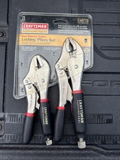Sears Craftsman Professional  USA Nos 2pc Locking Pliers Set 45712 7/10” Rare picture