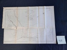 1882 Mississippi River Vicksburg Harbor Army Engineering Sketch Map Diagram  picture