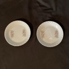Set Of 2 Vintage Teahouse Rose Dansico Collection Coaster Trinket 4” Diameter picture