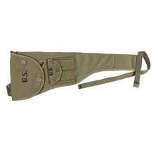 US WWII M1 Carbine Canvas Paratrooper Jump Case - Olive Drab - Marked JT&L 1944 picture