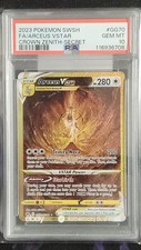 Pokemon PSA 10 Arceus VSTAR GG70 Crown Zenith picture