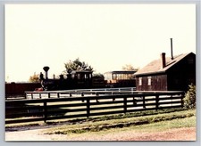 1980s Torch Lake Steam Locomotive Greenfield Village Vintage Color Photo picture