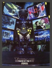 TOONAMI 2001 Gundam Wing Dragon Ball Z DBZ Tenchi Muyo Promo Ad Art Print Poster picture