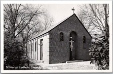 EUTAW, Alabama RPPC Postcard ST. MARY'S CATHOLIC CHURCH / Cline Photo #2-L-116 picture