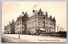 Teachers College NYC 1908 Postcard - A.G. Seiler New York City Architecture picture