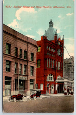 c1910s Eagle's Home Bijou Theater Milwaukee Wisconsin Antique Postcard picture