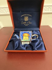 Charlotte di Vita Enamel Mini Teapot Lion Pride & Joy CM175 Trade Plus Aid Cased picture
