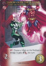 TIME-TRAVELING JEAN GREY Upper Deck Marvel Legendary THROW OVER THE RAILING picture