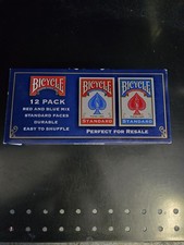 Bicycle Standard Playing Cards (12 Pack) Red & Blue Poker Size Decks picture
