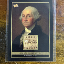 Super Products Inc. Pieces of the Past George Washington Authentic Relic #1 picture