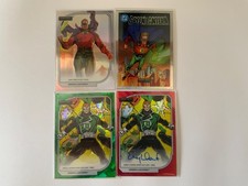 10-Cards Green Lantern 2026 DC Platinum w/Red Rainbow AUTO, Green Crackle & More picture
