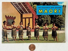 C 1960 The Colorful New Zealand Maori Aotearoa Tourism Booklet Cultural Document picture