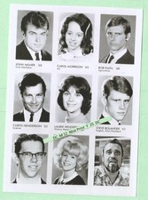Found 5X7 PHOTO American Graffiti High School Yearbook Page Young Harrison Ford picture