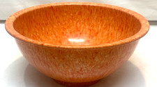 Texas Ware Confetti Speckled Melmac Bowl #118 C Orange Red picture