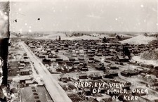 c1925 Birds Eye View Picher Oklahoma OK Ottawa Co #2 RPPC Photo Postcard COPY picture