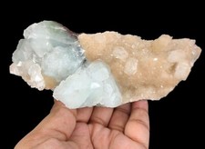 400g Stunning Natural Apophyllites & Stilbites On Base Matrix - India picture