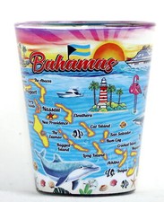 Bahamas Scene In and Out Shot glass picture