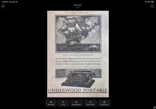 Fantastic 1922 Full Page Underwood Portable Typewriter Ad #1746 picture