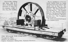 William Tod Co Rolling Mill Gear Youngstown Ohio OH - Reprint picture