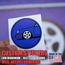Custom Vinyl Stickers Labels Decals Weatherproof Laminated Low Minimums picture