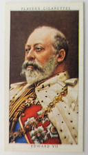 1935 Player's Kings & Queens of England #47 Edward VII Reigned 1901-10 picture
