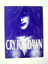 JOSEPH  LINSNER - CRY FOR DAWN WEBSTER HALL - 1993 mini POSTER 2-Sided picture